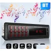 Car Audio Lecteur Stéréo Universel Mp3 Autoradio 1 Din Panneau Fixe Bt Radio Drop Livraison Automobiles Motos Auto Electronics Dhlcs