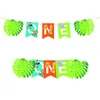 Partydekoration Dschungeltiere Wild ONE Geburtstagsbanner Babyparty Kinder Happy Supplies