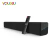 Soundbar YOUXIU 100W TV SoundBar Bluetooth Speaker 2.0 Channel Home Theater Sound System Sound Bar Builtin Subwoofer with Remote Control