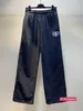 Tute da uomo firmate Versione corretta Alta qualità B Pantaloni da guardia ricamati con lettera BB lavati in casa WW24
