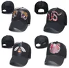 2024 Designer Herren Baseball Caps Frau Marke Tiger Kopf Hüte Biene Schlange Leopard Gestickte Knochen Männer Frauen Casquette Sonnenhut Gorras Sport Mesh Trucker Cap 3312ess