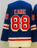 88 Maglia da hockey Patrick Kane Vladimir Tarasenko Jacob Trouba 23 Adam Fox 10 Artemi Panarin 31 Igor Shesterkin Mika Zibanejad Retro inverso