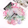 Watch Repair Kits DIY Flower Clock Dial Silicone Mold For Resin Epoxy Handmade Home Decorations Crafts With Core (S)