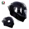 Full Face Open Italy Agv Pista GP RR Motorcykelhjälm Rossi Carbon Fiber Helmet Th Anniversary 50kf