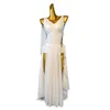 Stage Wear Robe de danse latine haut de gamme personnalisée classique fleur blanche Cha Tango femme adulte vêtements professionnels