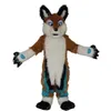 Alta qualidade personalizado raposa mascote traje personagem dos desenhos animados terno natal festa ao ar livre festival vestido roupas de publicidade promocional