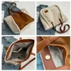 Einkaufstaschen Damen Casual Hohe Kapazität Handtasche für Frauen Totes 2024 Winter Große Stoff Shopper Einkaufstasche Weibliche Stoff Schulter seitentasche Q240118