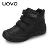 2023 UOVO Arrival MidCalf Hiking Fashion Kids Sport Shoes Brand Outdoor Children Casual Sneakers For Boys Size 2636 240117