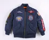 Tide brand children's clothing boys and girls autumn and winter cotton clip-on big child thickened air force pilot jacket cotton jacket jacket