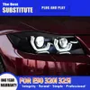 For BMW E90 LED Headlight Assembly 05-12 Front Lamp 320i 325i Head Light Dynamic Streamer Turn Signal Indicator Daytime Running Light