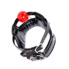 Morbido silicone Ball Gag Fissazione orale Bondage Bocca farcita Fascia in pelle PU Giocattoli sessuali per coppie Giochi per adulti 240117