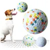 Dog Toys & Chews Indestructible Ball For Aggressive Chewers Bouncy Solid Large Middle Dogs Puppy Teeth Cleaning