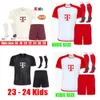 23 24 KANE Fußballtrikots SANE 2023 2024 Fußballtrikot MUSIALA GORETZKA GNABRY BAYERNS München Camisa de Futebol Kinderkits Fans Sets