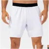 Mäns shorts Mens Summer Sports Shorts Snabbtorkning Elastisk löpträning Underkläder Pants Loose Casual Fitness Capris Workout Beac DHPLW