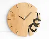 Wall Clocks Clock Name Custom Birthday Gift GiftBroken Creative Living Room Bedroom Personalized Wooden Quartz