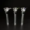 Glass slides set male/female stem slide funnel tube rubber grommet downstem for water pipe glass bong BJ