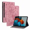 Tablet PC Cases Bags Embossed Case For Samsung Galaxy Tab S7 FE SM-T730 T736 S7 Plus SM-T970 T975 12.4 2020 S8 Plus SM-X800 X806 Stand Tablet Cover YQ240118