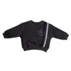 Hoodies Sweatshirts 2024 Spring New Fashion Letter Print Ldren Casual Sweatshirt Cotton Baby Long Sleeve Tops Kids Pullover 1-6 års kläder H240508