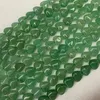 Lösa ädelstenar hjärtformgrön Aventurine Stone Pärlor Naturliga ädelstenar DIY för smycken Making Strand 15 "Partihandel!