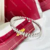 Braccialetti di alta qualità per le donne Bracciale con ciondoli di design Moda Gioielli in argento 925 Gioielli da donna Fidanzamento Matrimonio Regalo di San Valentino