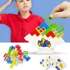 Tri des jouets de nidification CHAUDE Tetra Tour Jeu D'équilibre Empilage Blocs de Construction Puzzle Conseil Assemblage Briques Jouets Éducatifs pour Enfants