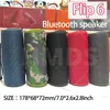 Przenośne głośniki Flip 6 Przenośny głośnik Bluetooth Bass Bezprzewodowy dźwięk pudełko dźwiękowe IPX7 Wodoodporne Caixa de Som Bluetooth TWS System dźwiękowy Darmowa wysyłka T240118