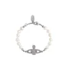 Viviennes Westwoods Bracelet Saturn Pearl Classic High Grad Handicrafts Live Hot Sell