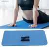 Yogamattor Yoga Mat Non Slip Eco Friendly Fitness Mat med att bära strappro Yogamattor för Womenworkout Mats för Home Pilatesl240118