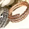 Designer Kvinnors julklapp Fashion Party smycken Snake Bone Armband