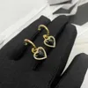 Stud Oval Hoops Luxury Gold Earrings For Women Designer Jewelry Luxury C Hoops Womens Big Circle Earrings OL Style Jewelry