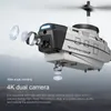 KY202 Mini Drone avec caméra 4K RC hélicoptère détection de geste avec ESC Dron RC avion Quadrocopter télécommande jouet cadeau 240117