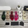 Zapatillas Encaje Fondo plano Ropa de abrigo para mujer Malla Transpirable Tacón grande Diamante de imitación