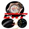 EWF V2 YM 40 mm 126625 A3235 Cal automatisch herenhorloge zwarte wijzerplaat keramiek bezel rosé gouden kast lederen band beste versie dezelfde seriële garantiekaart Timezonewatch