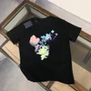 Neue Mode Luxurys Kleidung Herren T-Shirt und Frauen lose Tees Tops Mann lässige Straße Graffiti Hemd Sweatshirt T-Shirts Weiß weiß