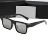 Modeontwerper zonnebril voor mannen en vrouwen Luxe Sunmmer Beach Klassiek klein geperst frame Ovale bril Premium UV 400 gepolariseerde zonnebril met doos