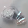 Nail Glitter 1Box Chrome White Pearl Shell Powder Pigment Decoration FT222