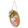 Tuindecoraties Pasen Deurbord Houten Kawaii Muurhangend Ornament Festivalfeesten voor thuis