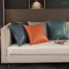 Poduszka światła luksusowy tkanina technologiczna sofa salonu skórzane wodoodporne poduszki duże rzut