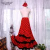 Scen Wear Spanish Flamenco Costume Performor Dress Women Girl Gyspy Ballroom Festival Performance Dance WearDTT72