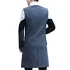 Manteau Long d'hiver pour hommes, veste longue décontractée, grande taille S-5xl, Trench-coat à la mode, coupe-vent Slim, 240117