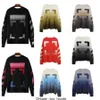 Mens Off Pull Designer Pulls Blancs Sweats à capuche Pull à manches longues Sweat-shirt Tricots Femmes High Street Crewneck Lâche Flèche Imprimé Streetwear 6918