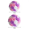 Flores decorativas lindo casamento flor artificial reutilizável multi grande fidelidade bola decoração