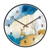 벽 시계 3D 북유럽 금속 시계 홈 장식 쿼츠 슈퍼 음소거를위한 현대적인 디자인