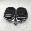 1 para 2 kratki samochodowe do 5 serii E39 wygląd węglowy przednie wyścigi Grill Grille ABS Materiał zz