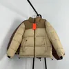 Puffer kurtka w dół bawełniane kurtki designerskie płaszcz mężczyźni kobiety zamykają się patchwork haftowe litery kieszenie zimowe streetwear na zewnątrz bodywararmer xs-5xl