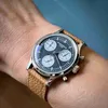 Outros relógios MysteriousCode 35mm Men Watch Japão VK68 Chronograph Movt Relógio Curva Vidro 316L Aço Inoxidável Homens Relógios À Prova D 'Água 5Bar J240118