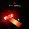 Lights TWTOPSE Bike Bicycle Rack Light For Brompton Folding Bike Bicycle Original Rack Standard Rear Rack Smart Taillight Reflector