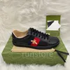 Scarpe firmate Bee Ace Sneakers Donna Uomo Scarpe basse casual Scarpe da ginnastica sportive in pelle Piatto Bianco Nero Tigre Ricamato Strisce verdi Scarpe da tennis