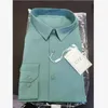 Męskie koszule 2024 Produkt Stylowe czyste bawełniane koszule/mężczyzna Slim Fit Sukienka Lapel Długie rękawie/bluzki wolne