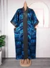 Casual Jurken 2024 Bruiloft Voor Vrouwen Dubai Afrikaanse Dashiki Print Losse Boubou Luxe Kaftan Lange Mouwen Abaya Avondjurken